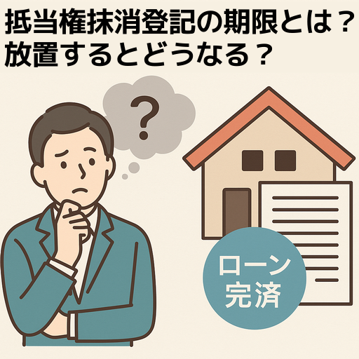 抵当権抹消登記の期限(松戸市の高島司法書士)